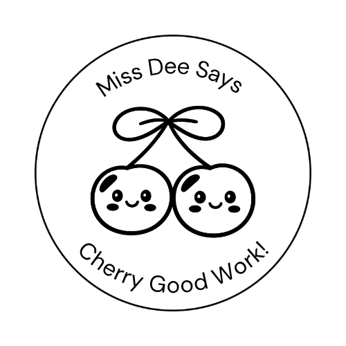 Personalised Teacher Stamp | Cherry Good Work